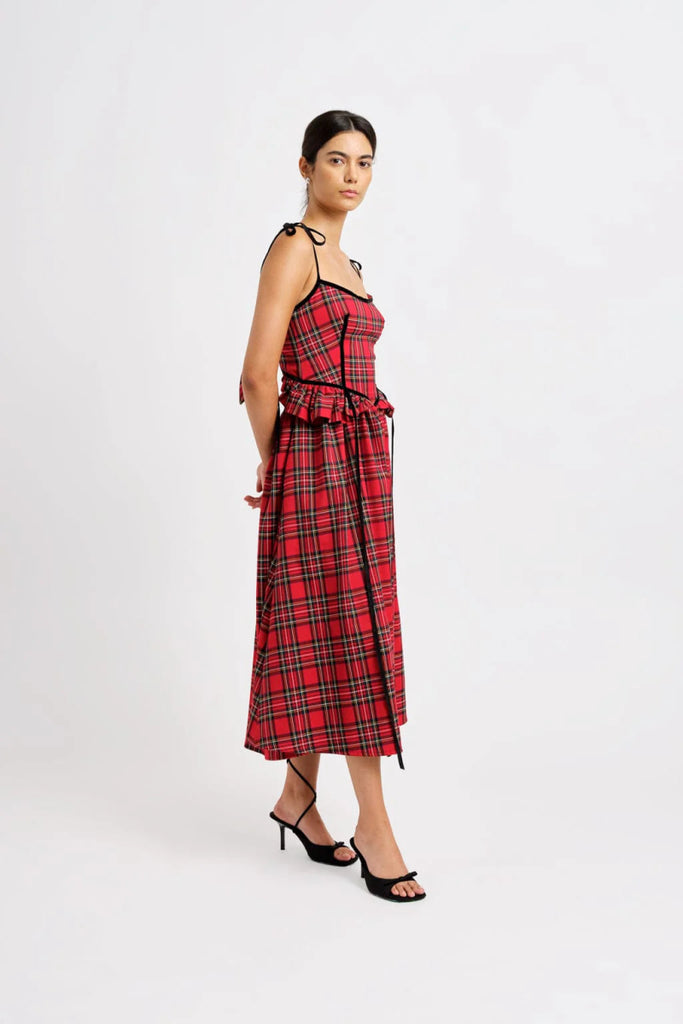 Eliza Faulkner Tessa Dress - Red Plaid (In - Store) - Victoire BoutiqueEliza FaulknerDresses Ottawa Boutique Shopping Clothing