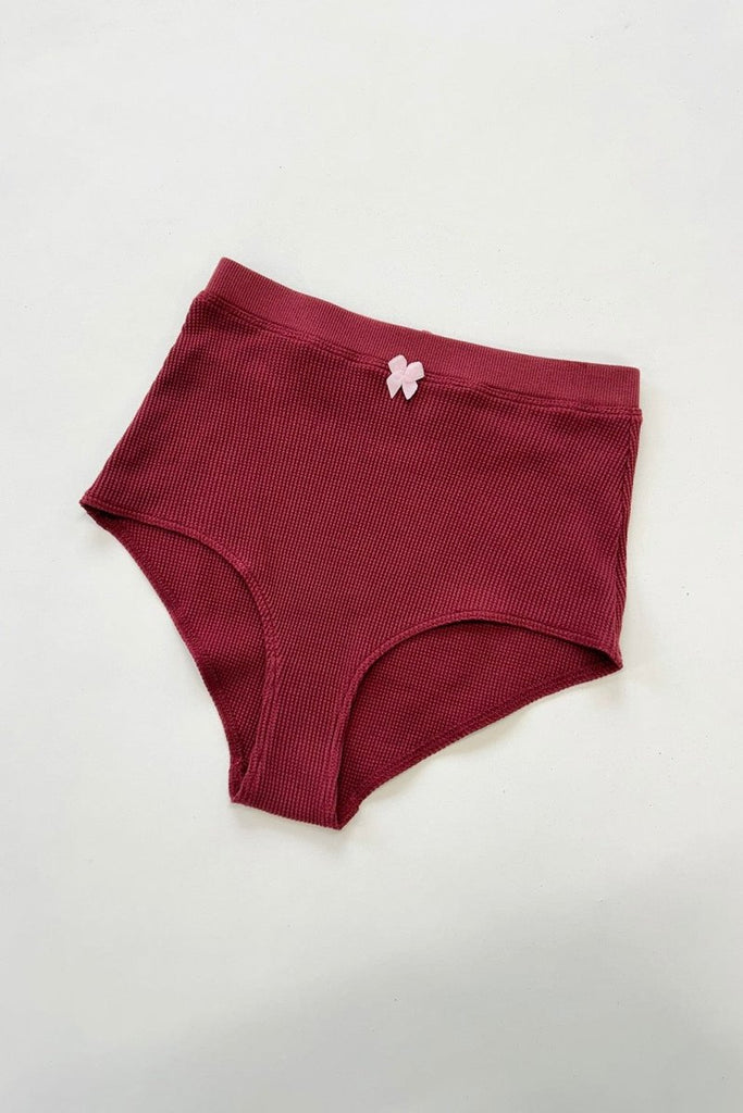 Eliza Faulkner Ula Panty - Maroon (Online Exclusive) - Victoire BoutiqueEliza FaulknerLingerie Ottawa Boutique Shopping Clothing