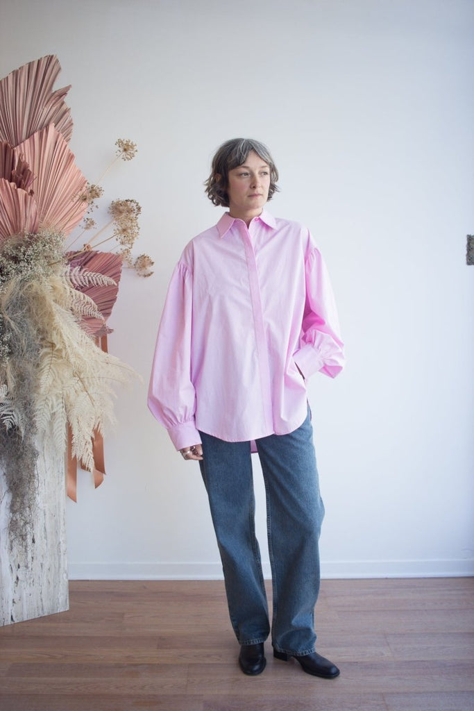 Eliza Faulkner Wren Shirt - Pink (Online Exclusive) - Victoire BoutiqueEliza FaulknerShirts & Tops Ottawa Boutique Shopping Clothing