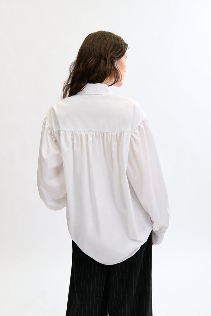 Eliza Faulkner Wren Shirt - White (Online Exclusive) - Victoire BoutiqueEliza FaulknerShirts & Tops Ottawa Boutique Shopping Clothing