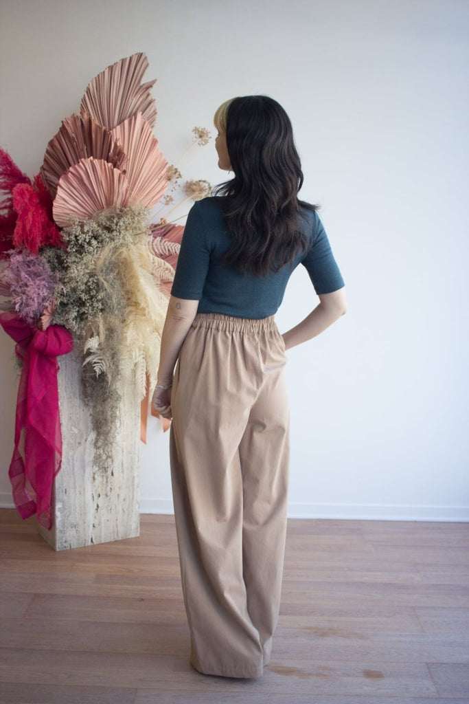 Eliza Faulkner Yves Pant - Fawn (Online Exclusive) - Victoire BoutiqueEliza FaulknerBottoms Ottawa Boutique Shopping Clothing