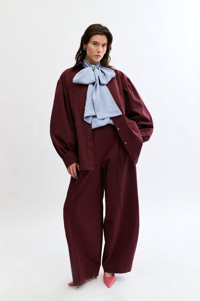 Eliza Faulkner Yves Pant - Shiraz (Online Exclusive) - Victoire BoutiqueEliza FaulknerBottoms Ottawa Boutique Shopping Clothing