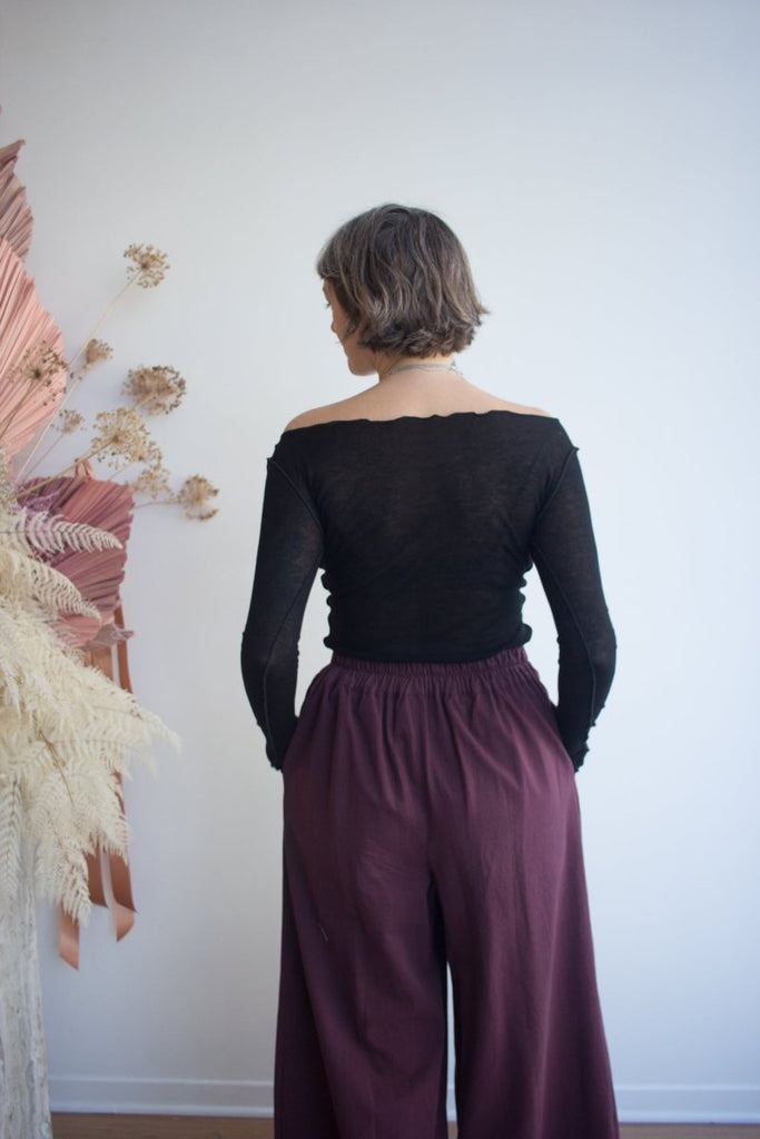 Eliza Faulkner Yves Pant - Shiraz (Online Exclusive) - Victoire BoutiqueEliza FaulknerBottoms Ottawa Boutique Shopping Clothing