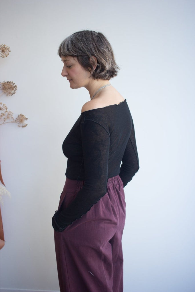 Eliza Faulkner Yves Pant - Shiraz (Online Exclusive) - Victoire BoutiqueEliza FaulknerBottoms Ottawa Boutique Shopping Clothing