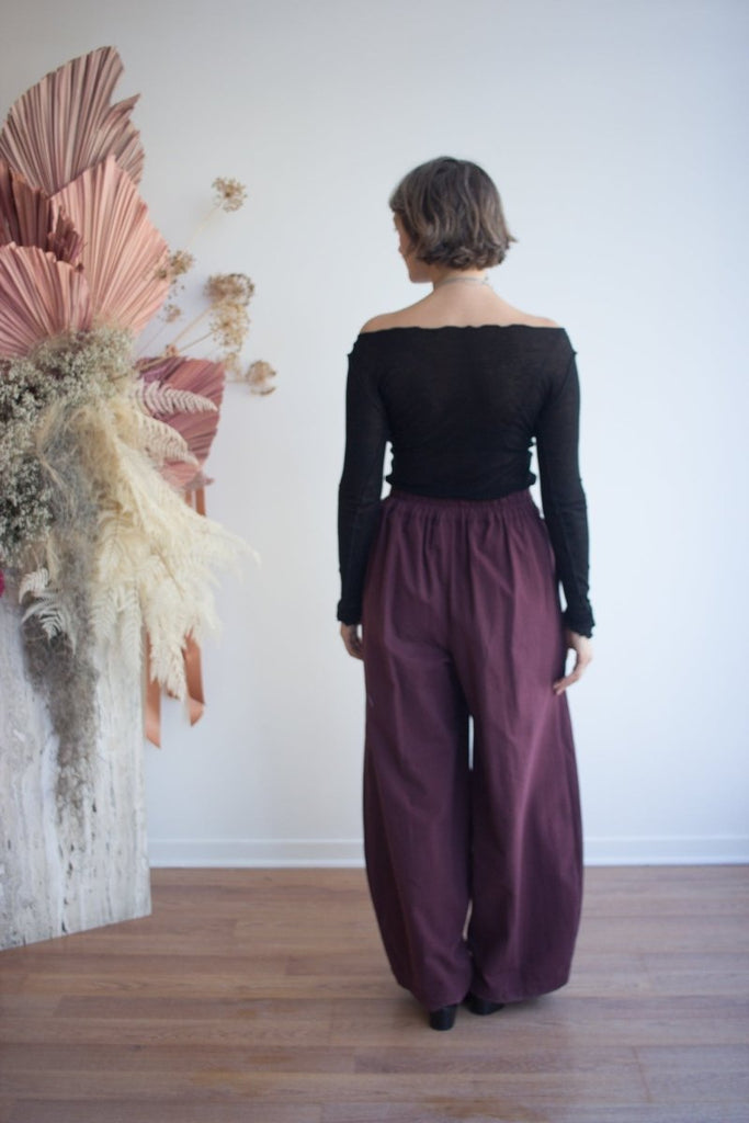 Eliza Faulkner Yves Pant - Shiraz (Online Exclusive) - Victoire BoutiqueEliza FaulknerBottoms Ottawa Boutique Shopping Clothing