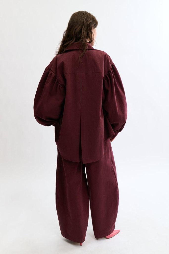 Eliza Faulkner Yves Pant - Shiraz (Online Exclusive) - Victoire BoutiqueEliza FaulknerBottoms Ottawa Boutique Shopping Clothing