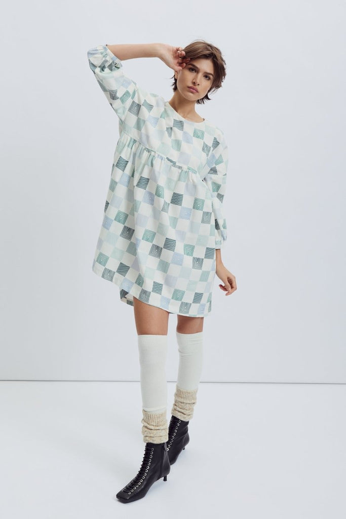 Eve Gravel Arty Dress - Earth or Chess Line (Pre - Order) - Victoire BoutiqueEve GravelDresses Ottawa Boutique Shopping Clothing