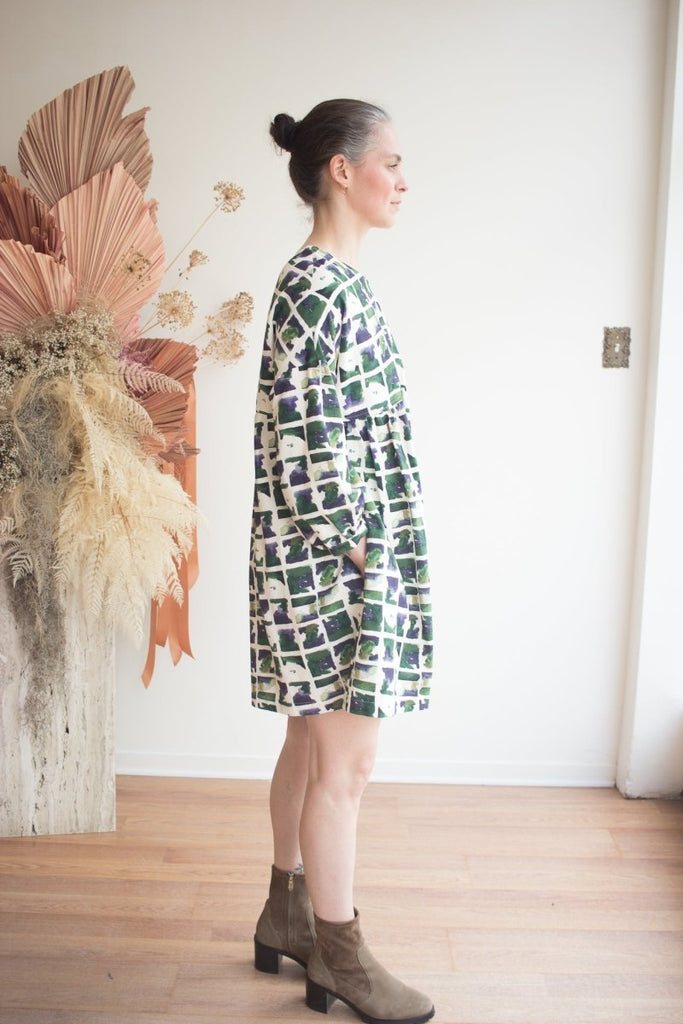 Eve Gravel Arty Dress - Earth or Chess Line (Pre - Order) - Victoire BoutiqueEve GravelDresses Ottawa Boutique Shopping Clothing