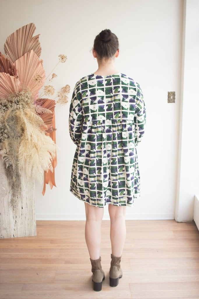 Eve Gravel Arty Dress - Earth or Chess Line (Pre - Order) - Victoire BoutiqueEve GravelDresses Ottawa Boutique Shopping Clothing