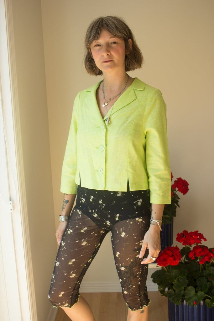 Eve Gravel Barty Blazer - Key Lime (In Store) - Victoire BoutiqueEve GravelTops Ottawa Boutique Shopping Clothing