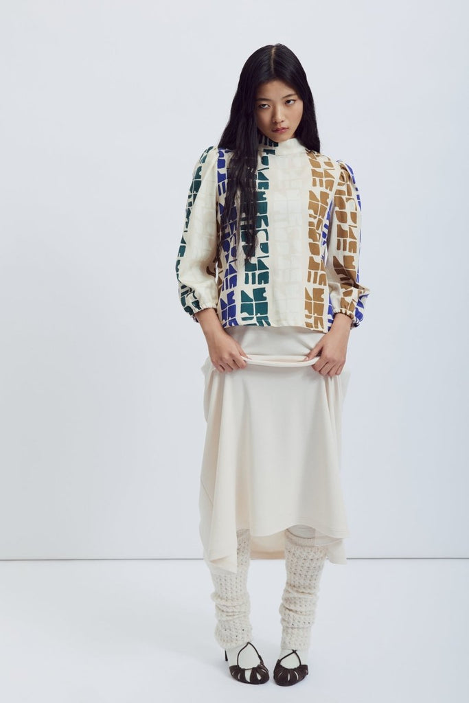 Eve Gravel Connie Top - Blue or Pink Totem (Online Exclusive) - Victoire BoutiqueEve GravelShirts & Tops Ottawa Boutique Shopping Clothing