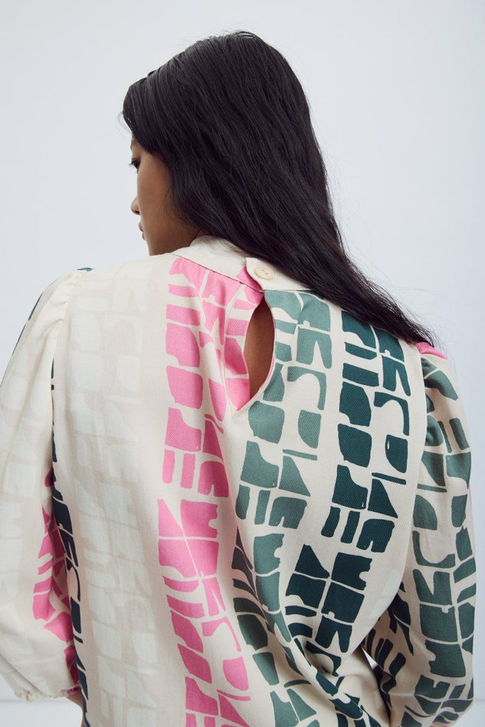 Eve Gravel Connie Top - Blue or Pink Totem (Online Exclusive) - Victoire BoutiqueEve GravelShirts & Tops Ottawa Boutique Shopping Clothing