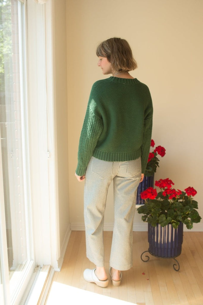 Eve Gravel Inas Sweater - Green (Online Exclusive) - Victoire BoutiqueEve GravelTops Ottawa Boutique Shopping Clothing