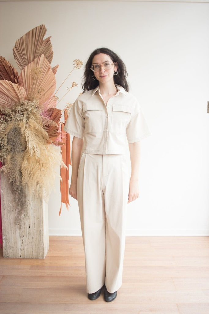 Eve Gravel Iris Top - Clay (In - Store) - Victoire BoutiqueEve GravelShirts & Tops Ottawa Boutique Shopping Clothing