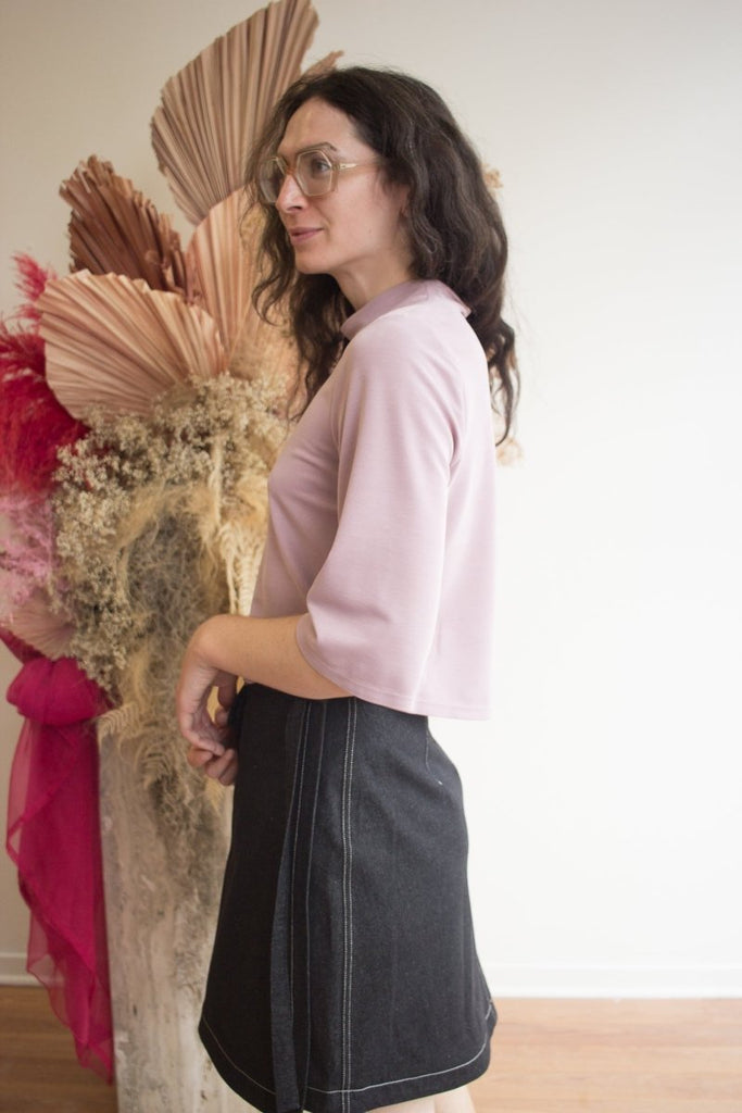 Eve Gravel Iset Top - Dusty Pink (In - Store) - Victoire BoutiqueEve GravelShirts & Tops Ottawa Boutique Shopping Clothing