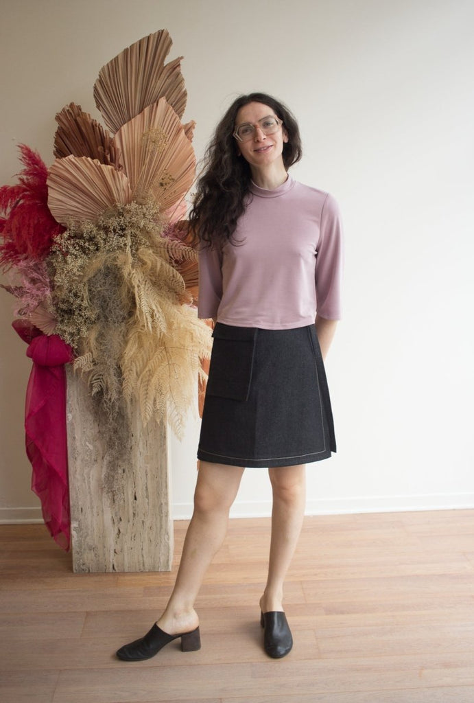 Eve Gravel Iset Top - Dusty Pink (In - Store) - Victoire BoutiqueEve GravelShirts & Tops Ottawa Boutique Shopping Clothing