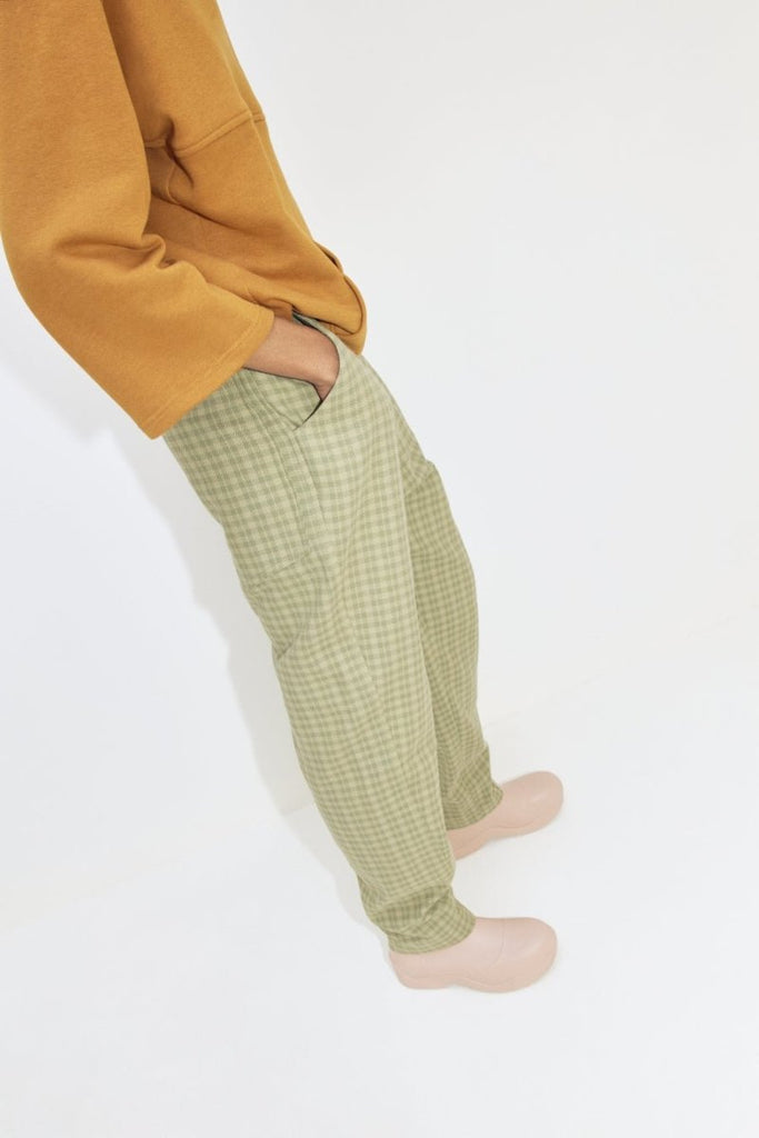 Eve Gravel Jackie Pants - Olive & Sage (In - Store) - Victoire BoutiqueEve GravelBottoms Ottawa Boutique Shopping Clothing