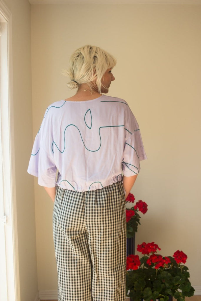 Eve Gravel Kangry Top - Lavender or Navy (Pre - Order) - Victoire BoutiqueEve GravelTops Ottawa Boutique Shopping Clothing