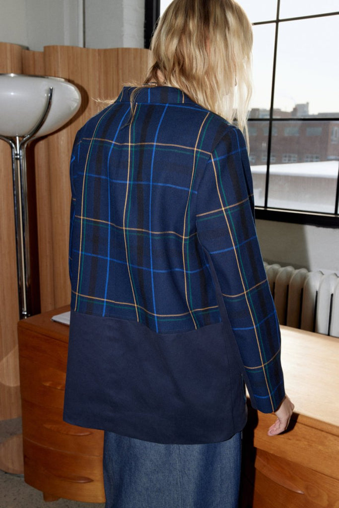 Eve Gravel Lawers Blazer - Tartan (Pre - Order) - Victoire BoutiqueEve GravelTops Ottawa Boutique Shopping Clothing