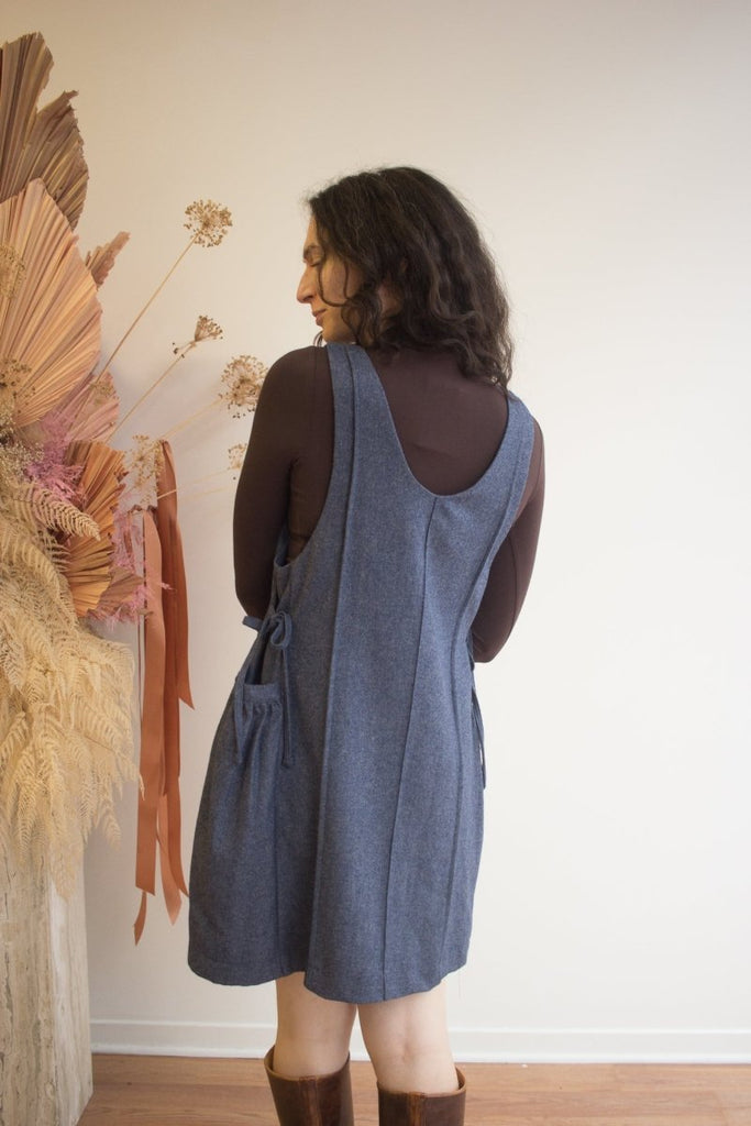 Eve Gravel Lilith Dress - Navy (In - Store) - Victoire BoutiqueEve GravelDresses Ottawa Boutique Shopping Clothing