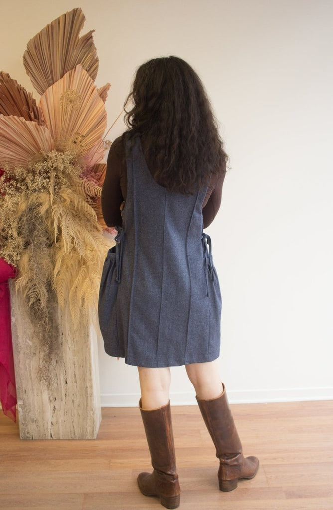 Eve Gravel Lilith Dress - Navy (In - Store) - Victoire BoutiqueEve GravelDresses Ottawa Boutique Shopping Clothing