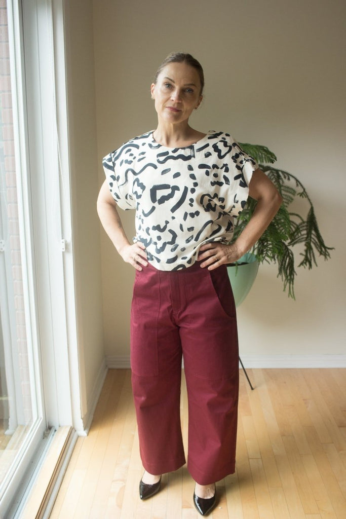 Eve Gravel Loa Top - Cream (In Store) - Victoire BoutiqueEve GravelTops Ottawa Boutique Shopping Clothing