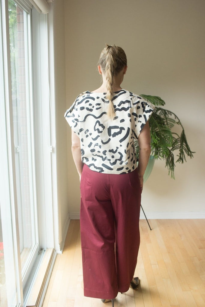 Eve Gravel Loa Top - Cream (In Store) - Victoire BoutiqueEve GravelTops Ottawa Boutique Shopping Clothing