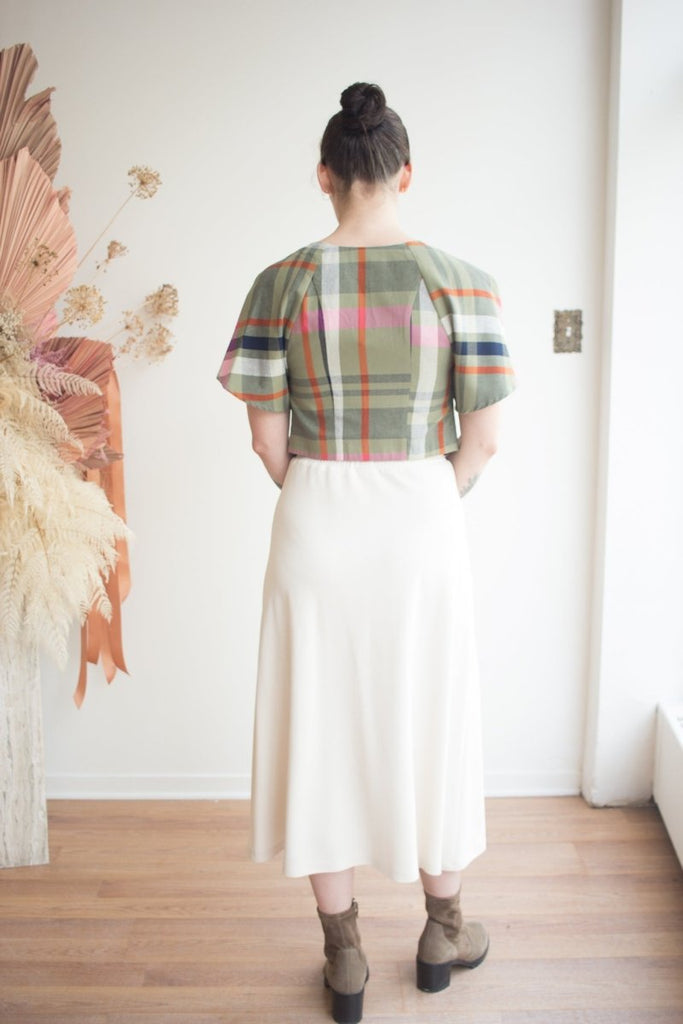 Eve Gravel Mavia Top - Pink Tartan (In Store) - Victoire BoutiqueEve GravelShirts & Tops Ottawa Boutique Shopping Clothing