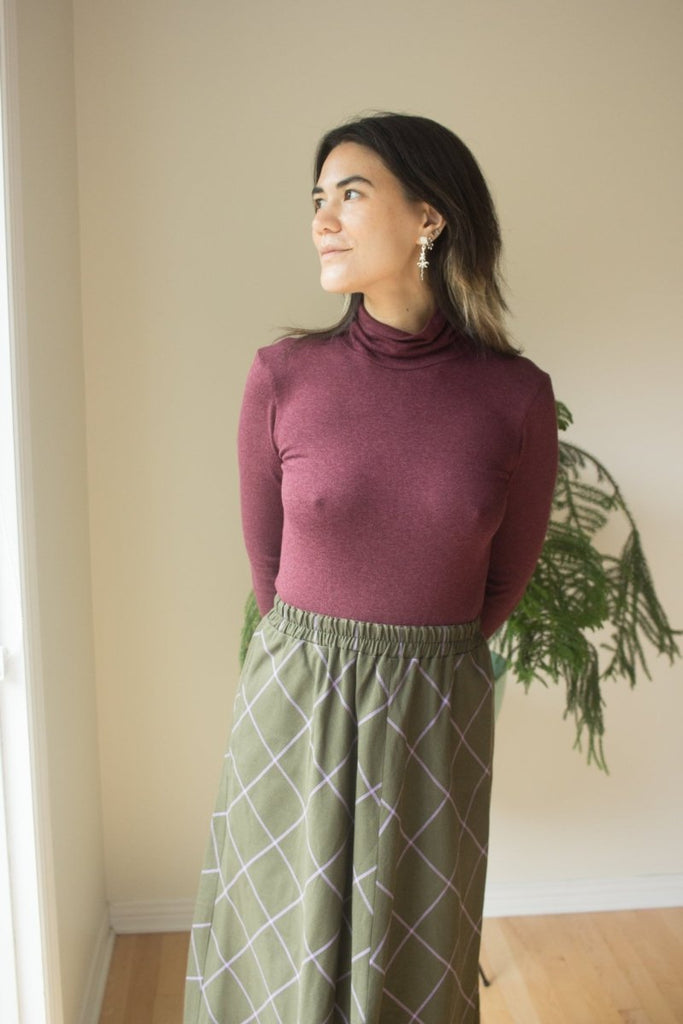 Eve Gravel Meharry Skirt - Black or Green (Pre - Order) - Victoire BoutiqueEve GravelBottoms Ottawa Boutique Shopping Clothing