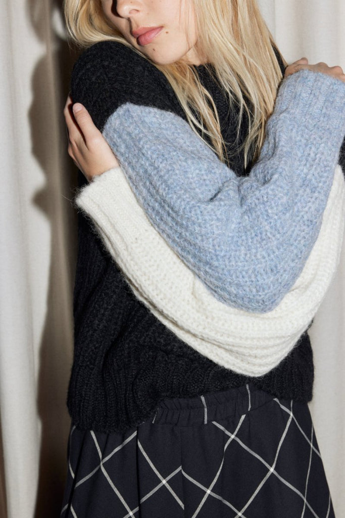 Eve Gravel Mina Sweater - Mountain (In - Store) - Victoire BoutiqueEve GravelSweater Ottawa Boutique Shopping Clothing