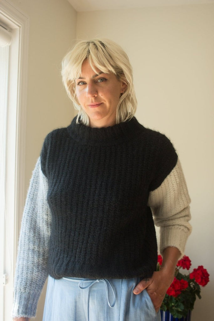 Eve Gravel Mina Sweater - Mountain (In - Store) - Victoire BoutiqueEve GravelSweater Ottawa Boutique Shopping Clothing