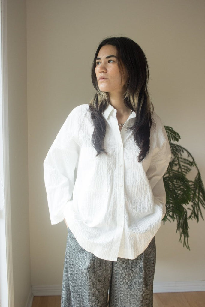 Eve Gravel Pacaya Shirt - Ivory (In - Store) - Victoire BoutiqueEve GravelTops Ottawa Boutique Shopping Clothing