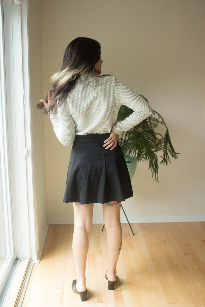 Eve Gravel Rila Top - Cream/Blue (In Store) - Victoire BoutiqueEve GravelTops Ottawa Boutique Shopping Clothing