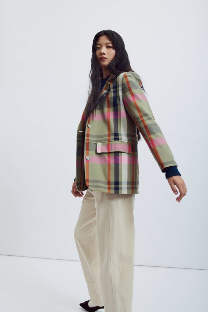 Eve Gravel Rory Jacket - Pink Tartan (Pre - Order) - Victoire BoutiqueEve GravelOuterwear Ottawa Boutique Shopping Clothing