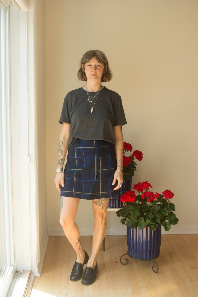 Eve Gravel Saana Skirt - Tartan (Pre - Order) - Victoire BoutiqueEve GravelBottoms Ottawa Boutique Shopping Clothing