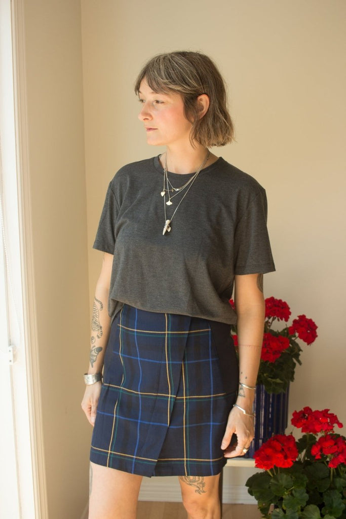 Eve Gravel Saana Skirt - Tartan (Pre - Order) - Victoire BoutiqueEve GravelBottoms Ottawa Boutique Shopping Clothing