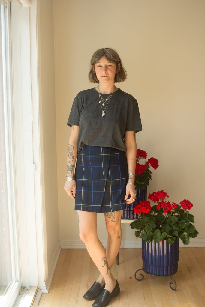 Eve Gravel Saana Skirt - Tartan (Pre - Order) - Victoire BoutiqueEve GravelBottoms Ottawa Boutique Shopping Clothing