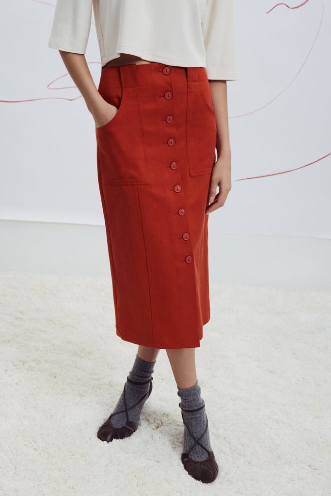 Eve Gravel Sabine Skirt - Various Colours (Online Exclusive) - Victoire BoutiqueEve GravelSkirts Ottawa Boutique Shopping Clothing