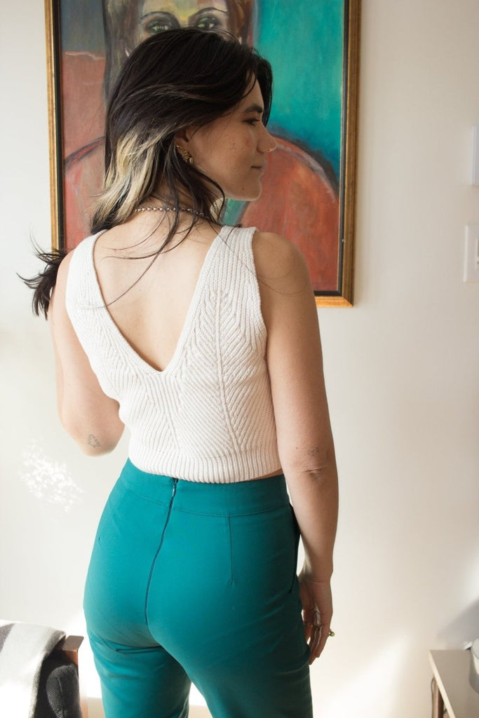 Eve Gravel Scott Top - Cream (In Store) - Victoire BoutiqueEve GravelTops Ottawa Boutique Shopping Clothing