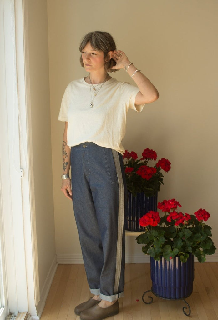 Eve Gravel Silla Pants - Denim (Online Exclusive) - Victoire BoutiqueEve GravelBottoms Ottawa Boutique Shopping Clothing