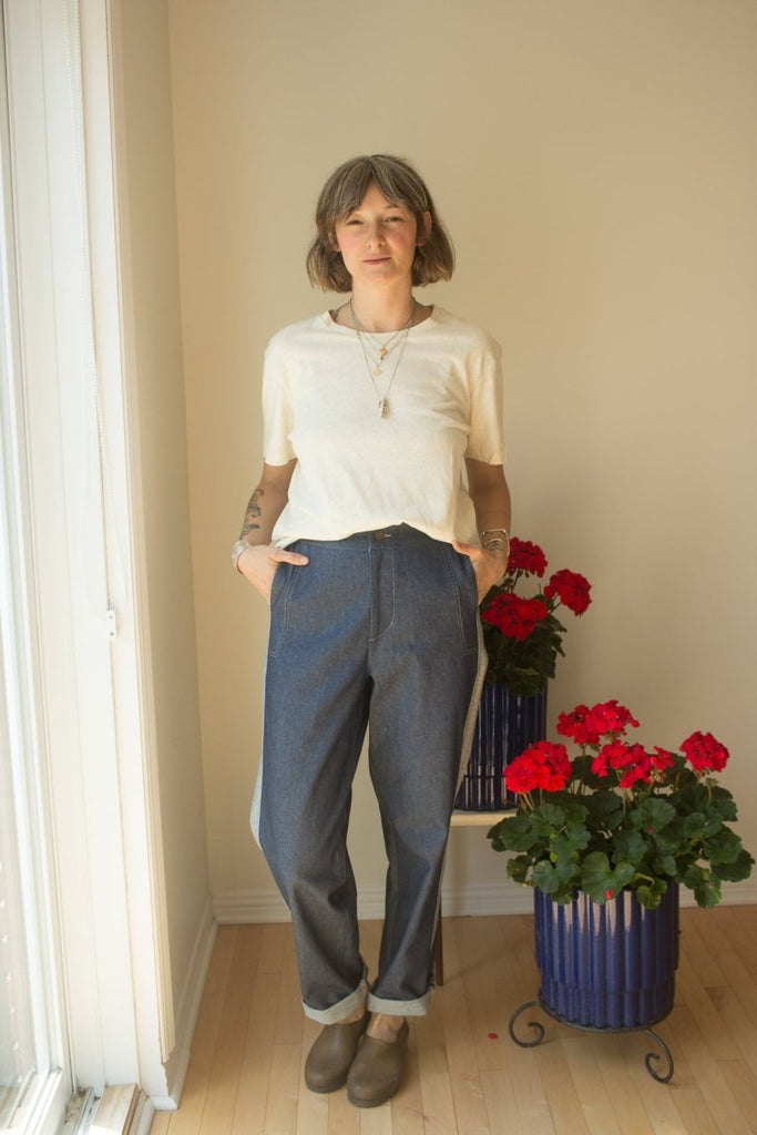 Eve Gravel Silla Pants - Denim (Online Exclusive) - Victoire BoutiqueEve GravelBottoms Ottawa Boutique Shopping Clothing