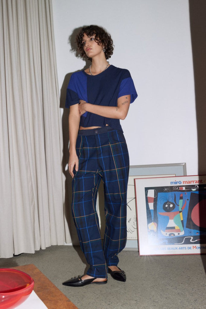 Eve Gravel Snowdown Pants - Tartan (Pre - Order) - Victoire BoutiqueEve GravelBottoms Ottawa Boutique Shopping Clothing