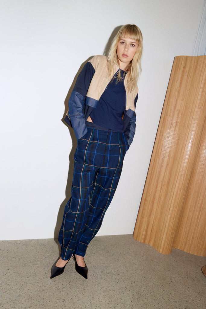 Eve Gravel Snowdown Pants - Tartan (Pre - Order) - Victoire BoutiqueEve GravelBottoms Ottawa Boutique Shopping Clothing