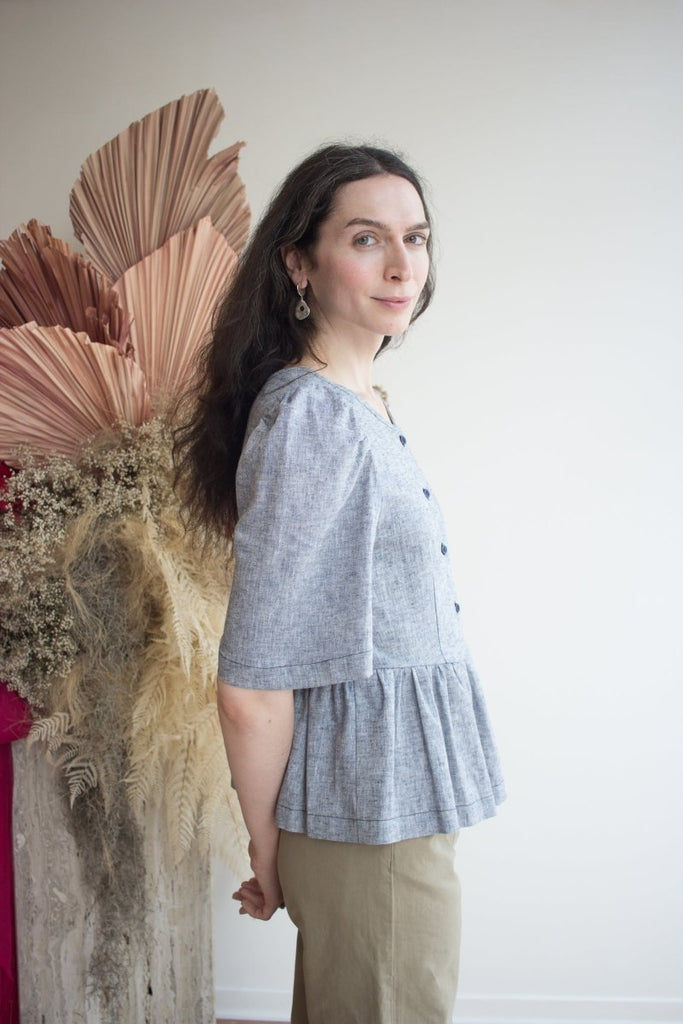 Eve Gravel Soma Top - Heather Grey (Online Exclusive) - Victoire BoutiqueEve GravelShirts & Tops Ottawa Boutique Shopping Clothing