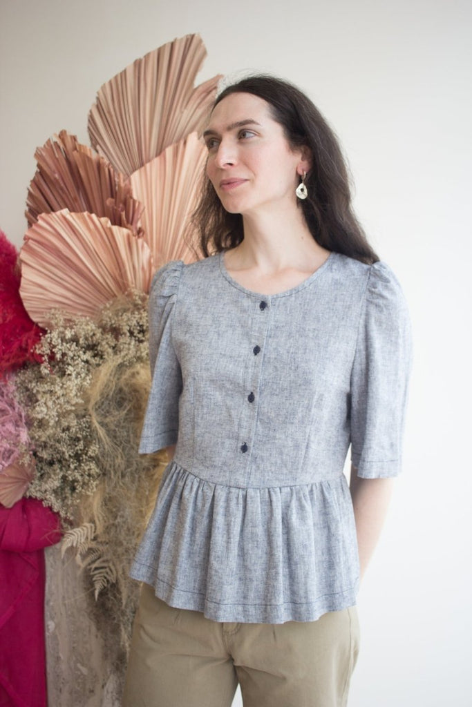 Eve Gravel Soma Top - Heather Grey (Online Exclusive) - Victoire BoutiqueEve GravelShirts & Tops Ottawa Boutique Shopping Clothing