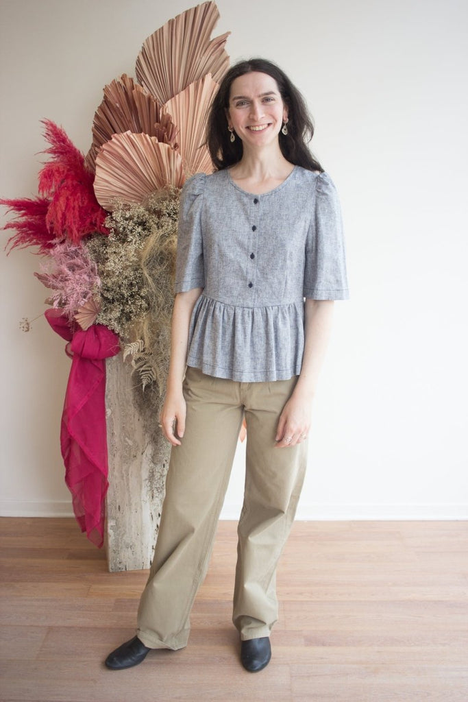 Eve Gravel Soma Top - Heather Grey (Online Exclusive) - Victoire BoutiqueEve GravelShirts & Tops Ottawa Boutique Shopping Clothing