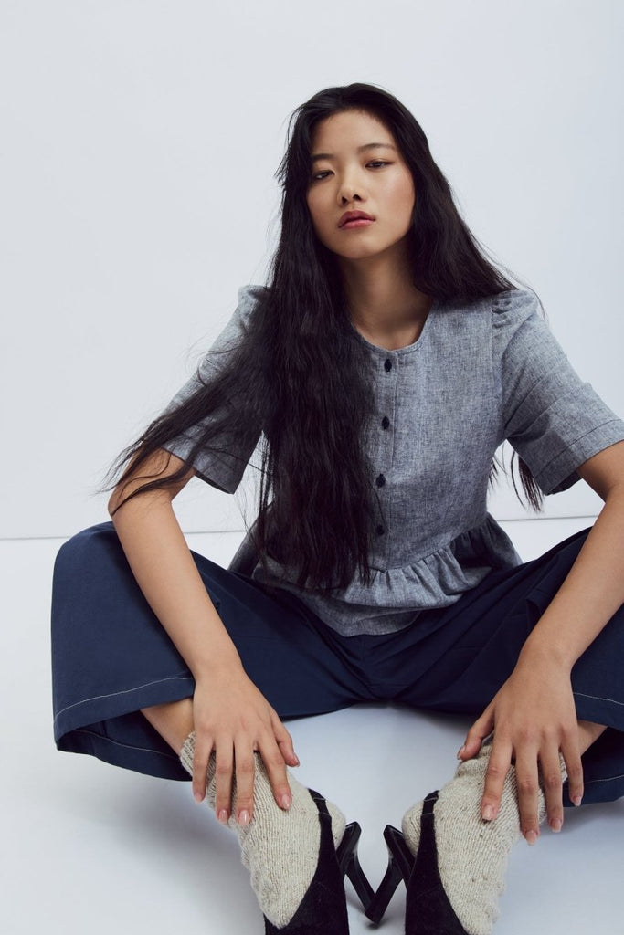 Eve Gravel Soma Top - Heather Grey (Online Exclusive) - Victoire BoutiqueEve GravelShirts & Tops Ottawa Boutique Shopping Clothing