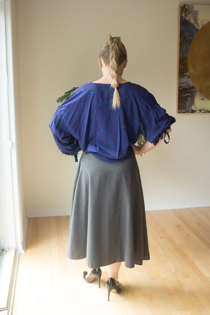 Eve Gravel Tama Top - Lilac or Navy (Pre - Order) - Victoire BoutiqueEve GravelTops Ottawa Boutique Shopping Clothing