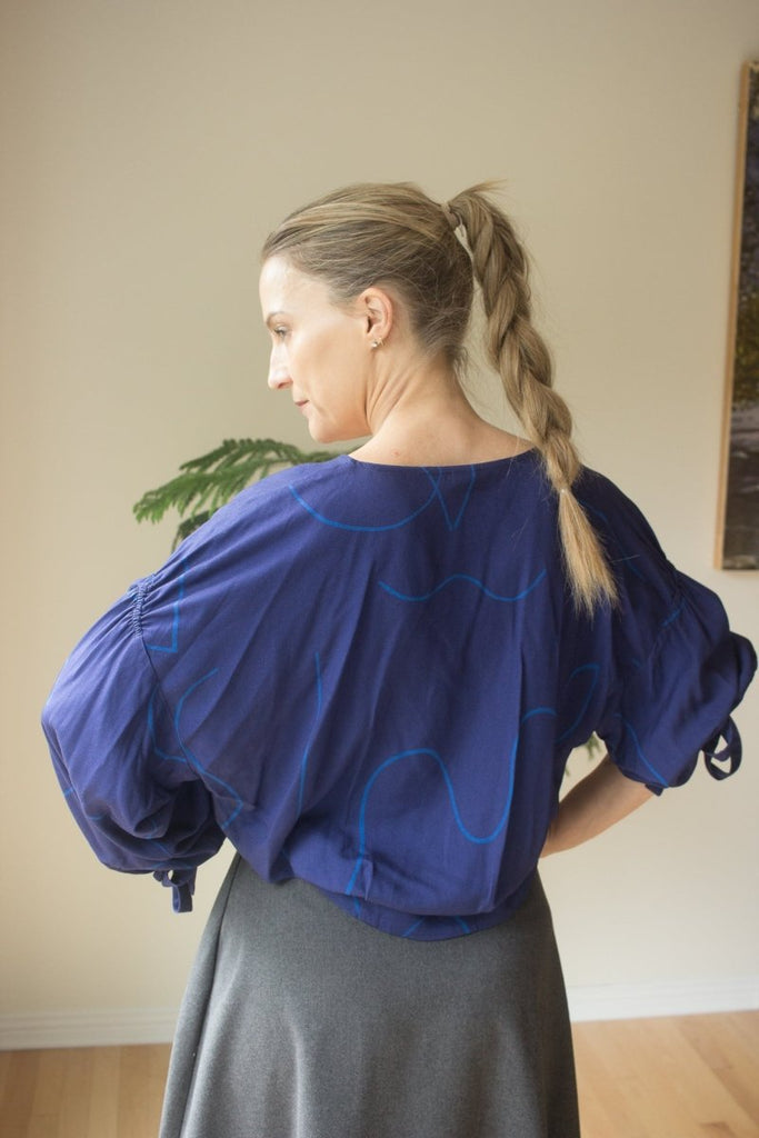 Eve Gravel Tama Top - Lilac or Navy (Pre - Order) - Victoire BoutiqueEve GravelTops Ottawa Boutique Shopping Clothing