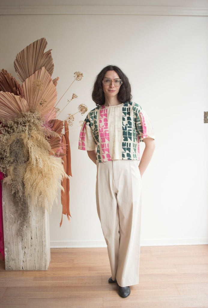 Eve Gravel Toyo Top - Totem Rose (In Store) - Victoire BoutiqueEve GravelShirts & Tops Ottawa Boutique Shopping Clothing